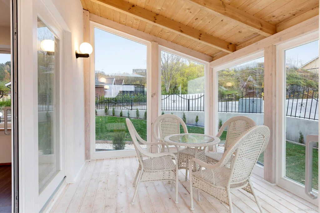 Ombyggnad av altan till uterum Ahus Kristianstad 1024x683