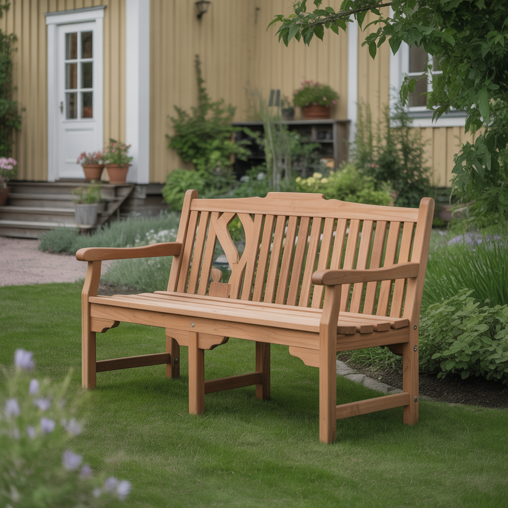 1.Bygg en tradgardsbank som passar bade i stil och funktion