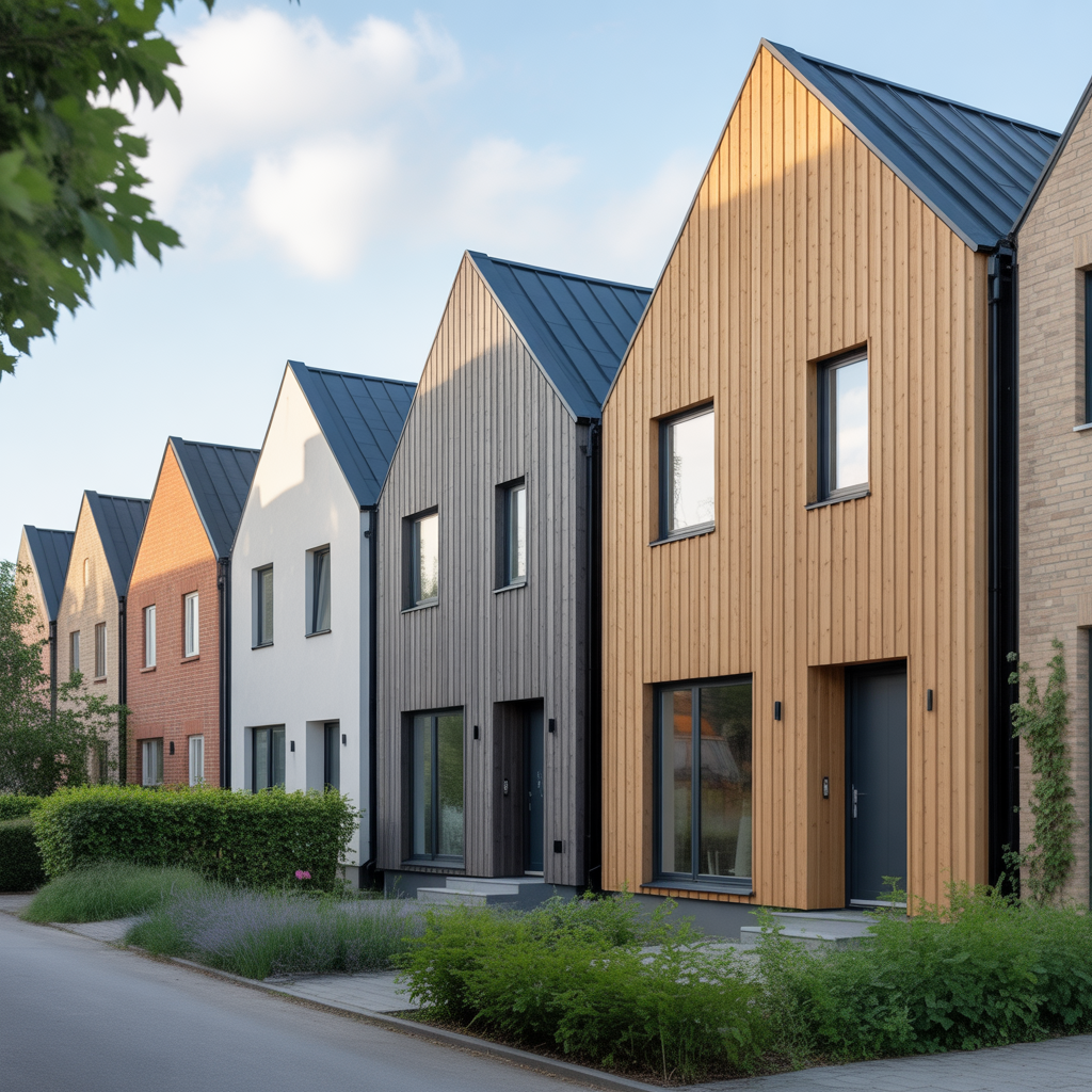 5.Vilka fasadmaterial ar mest underhallsfria och langlivade