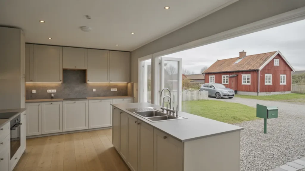 k ksrenovering med ny planl sning och elinstallation i hus kristianstad