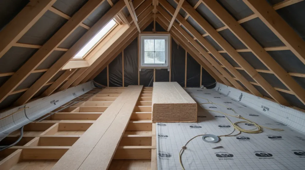 steg f r steg till ggsisolera vinden i villan utan fuktrisk r tt material ngbroms och ventilation
