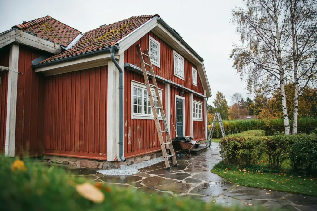 byta h ngr nnor och stupr r p villan tecken p slitage r tt dimensioner och montering som leder bort regnvattnet effektivt