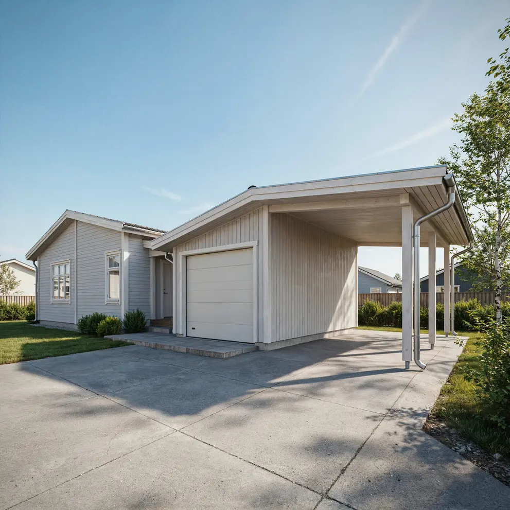 bygga carport garage kristianstad skane