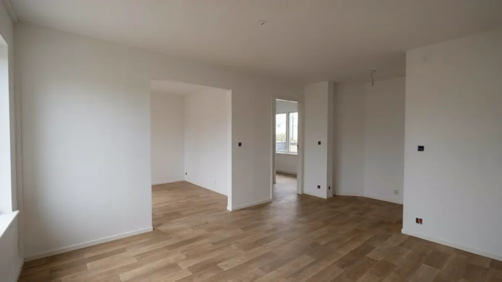 l genhetsrenovering med m lning och laminatgolv i hus kristianstad