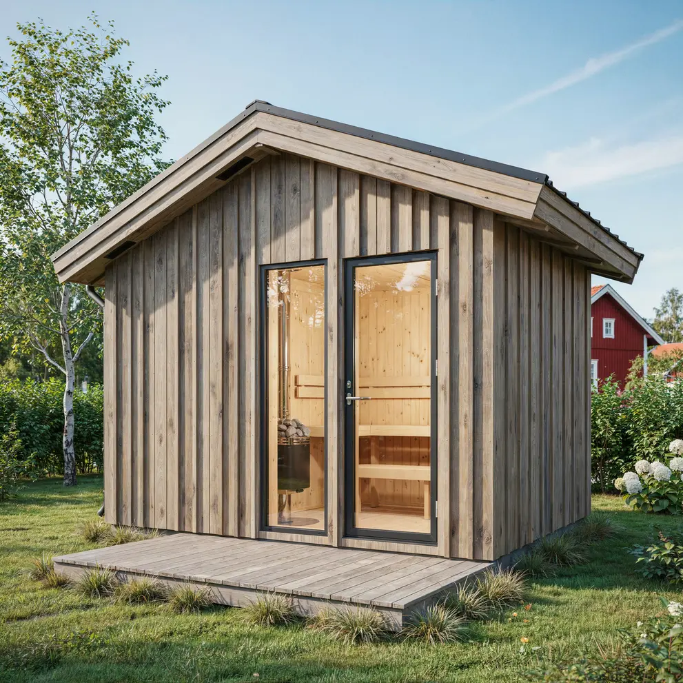 montera infrarod bastu angbastu platsbygga sauna kristianstad skane
